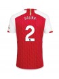 Arsenal William Saliba #2 Domácí Dres 2023-24 Krátký Rukáv